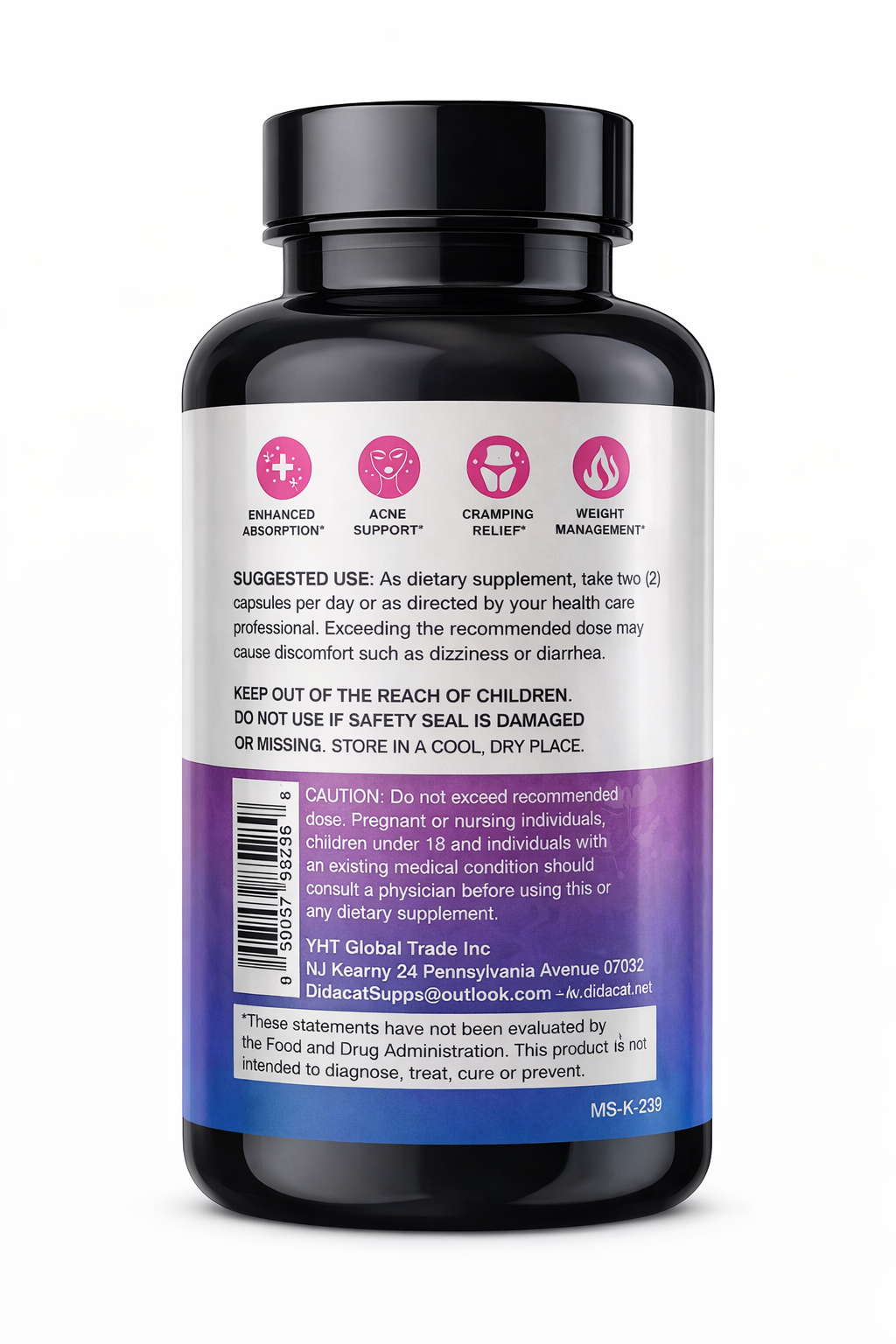 INOSITOL D-CHIRO X 600 MG X 120 CÁPSULAS