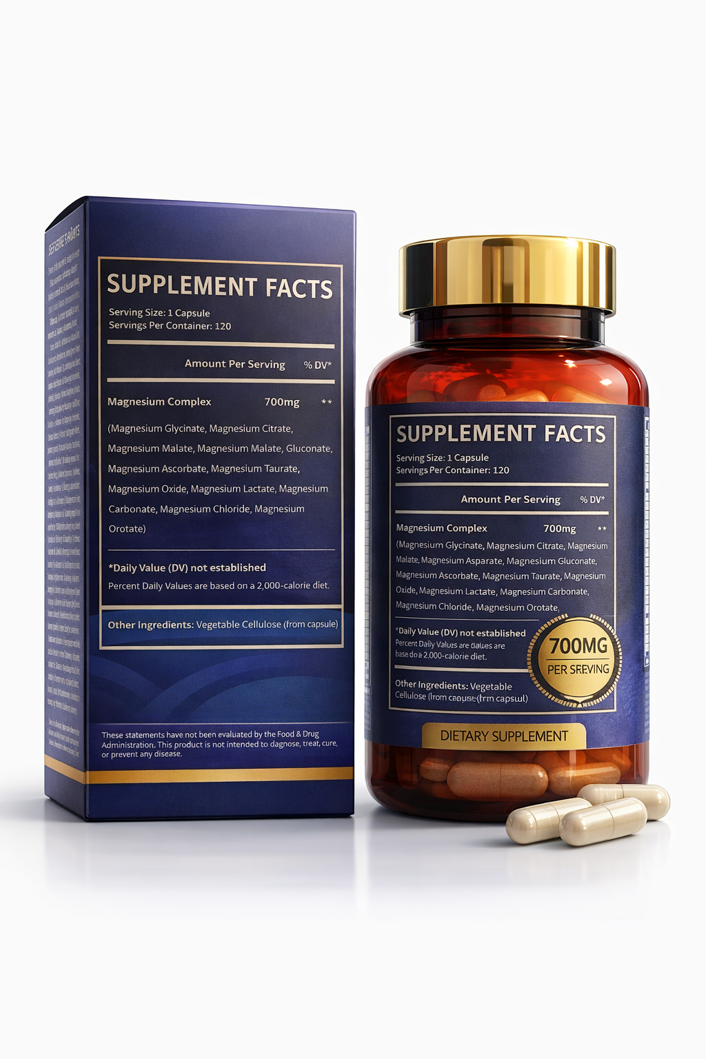 MAGNESIO 12 EN 1 COMPLEX 700 MG X 120 CAPSULAS