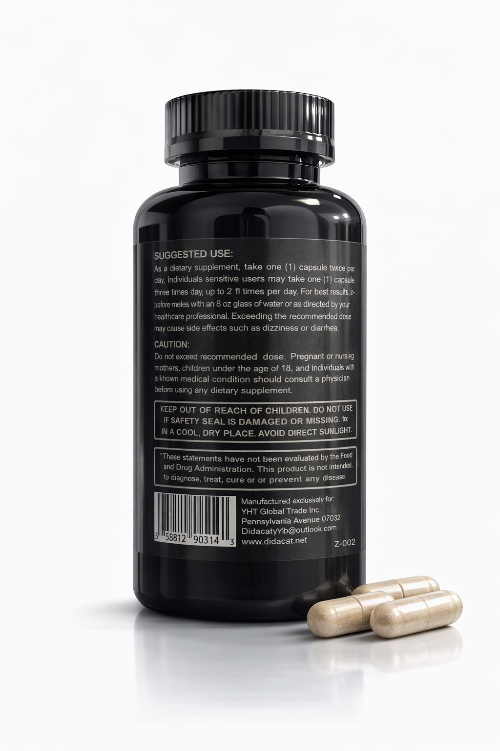 MELENA DE LEON X 1000 MG X 120 CAPSULAS