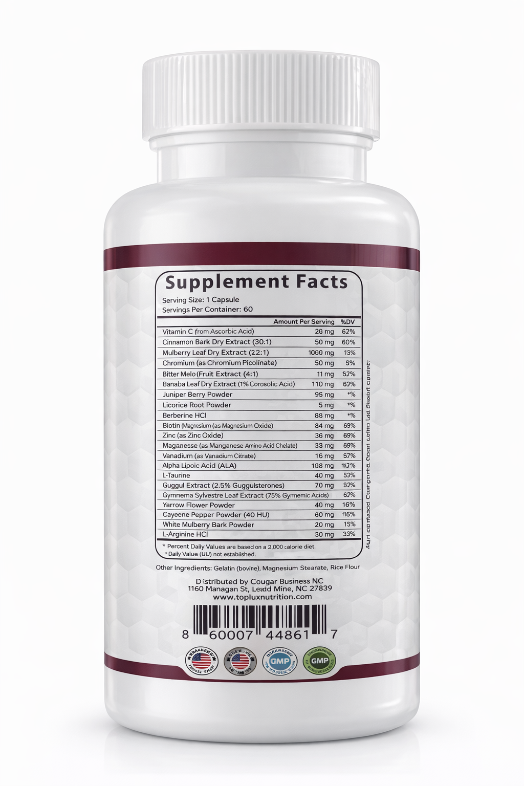 BLOOD SUGAR COMPLEX 940MG X 60 CAPSULAS