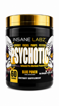 Psychotic Pre Workout Blue Punch 60 Servicios | Insane Labz