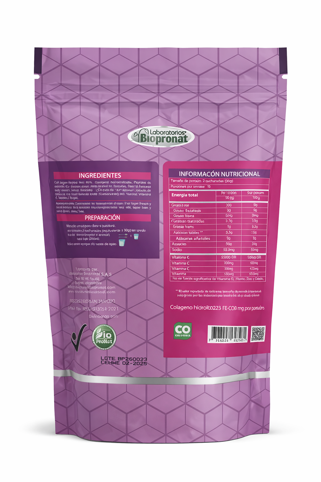 COLAGENO HIDROLIZADO CON PEPTIDOS X 450 GR 13000 MG