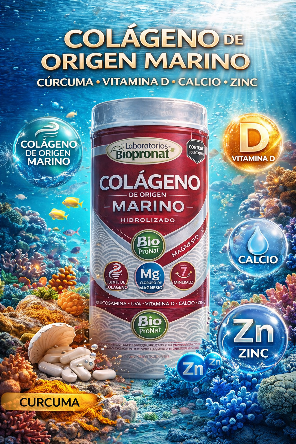 COLAGENO MARINO 800 GR HIDROLIZADO