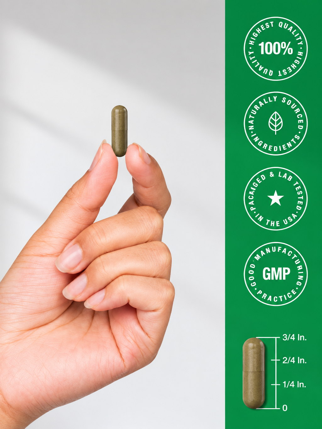 Fenogreco Horbäach 3000mg | 150 Cápsulas | Aumento de Glúteos y Busto
