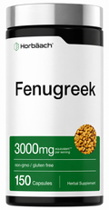 Fenogreco Horbäach 3000mg | 150 Cápsulas | Aumento de Glúteos y Busto