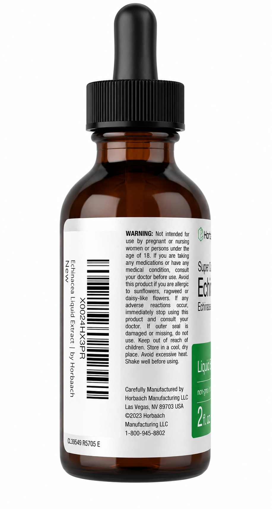 Echinacea Líquida Horbäach | Extracto Concentrado | Defensa Inmune Natural