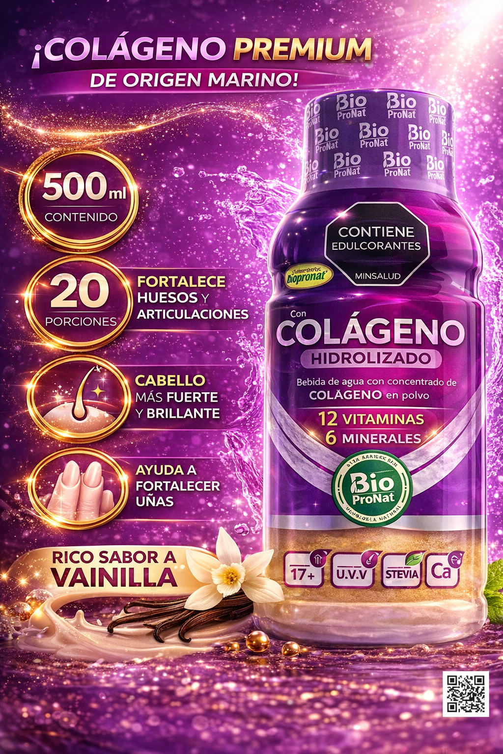 COLAGENO HIDROLIZADO X 500 ML
