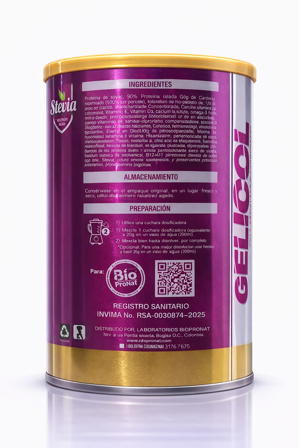 PEPTIDOS DE COLAGENO HIDROLIZADO X 1000 GR