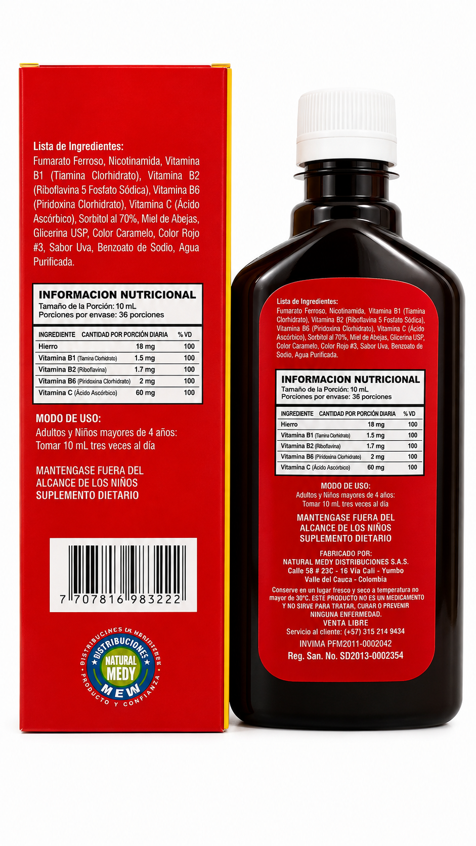 Vitacerebrina 360 ml | Memoria, Concentración y Vitalidad Mental