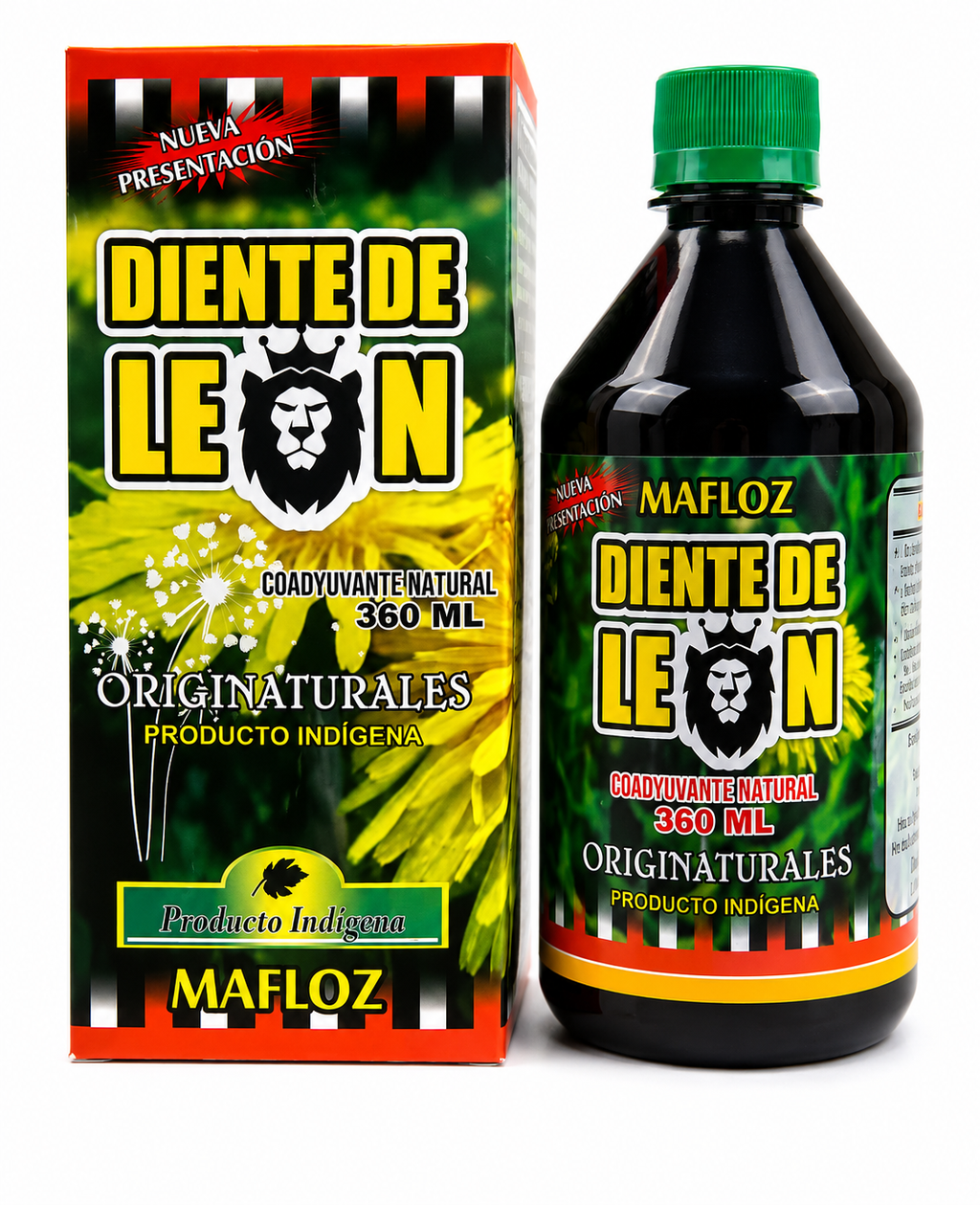 Extracto de Diente de León 360 ml | Depuración Hepática Natural | MAFLOZ