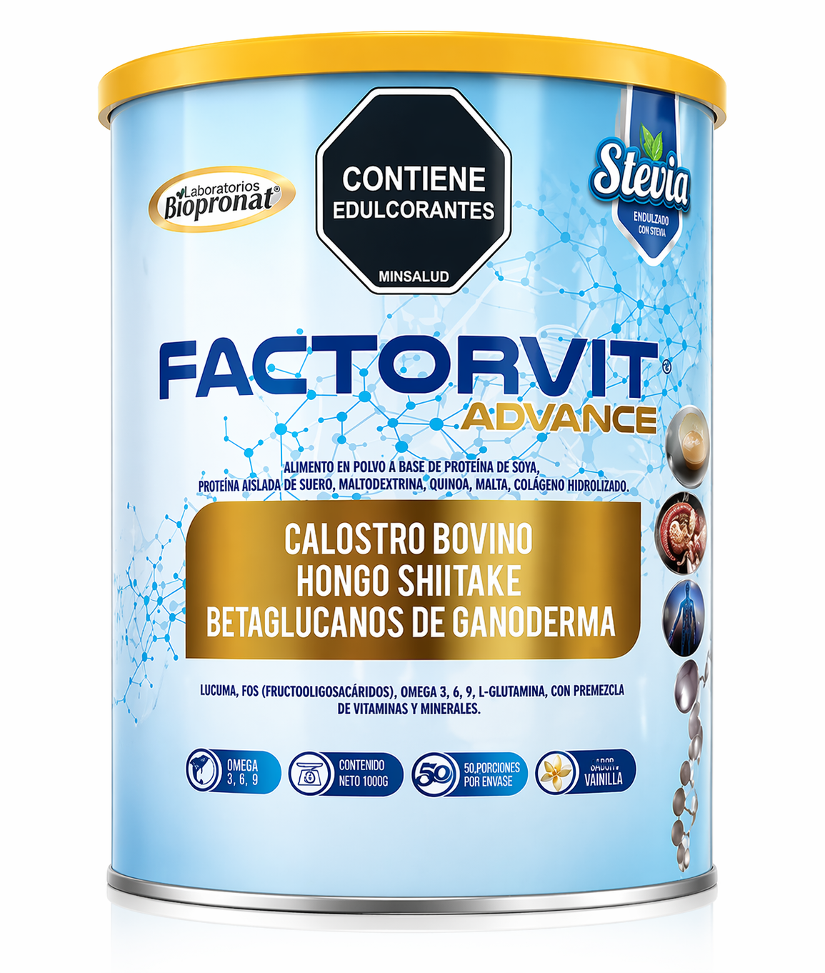 FACTORVIT ADVANCE CALOSTRO BOVINO 1000 G | SUPLEMENTO INMUNOLÓGICO