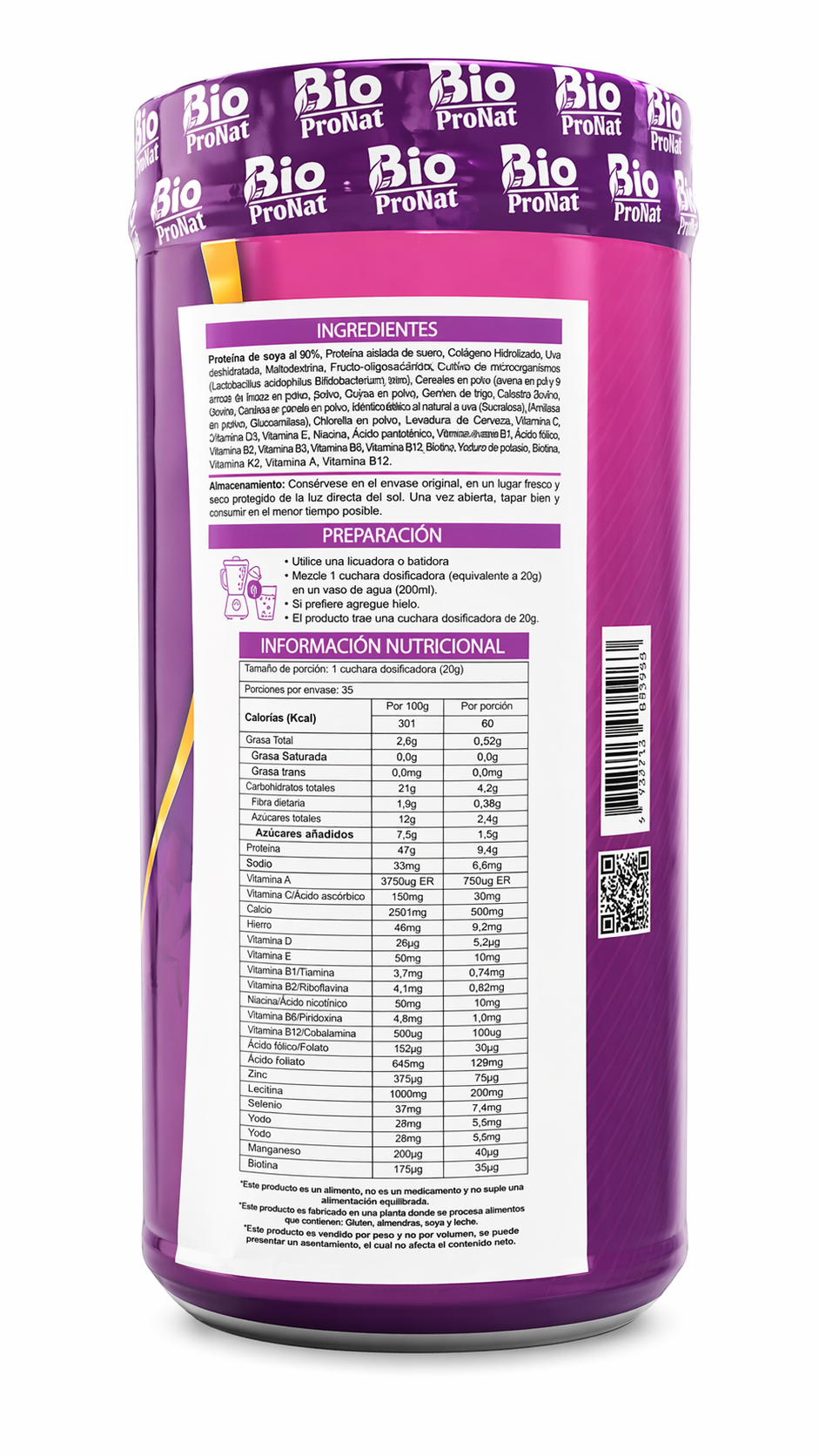 RESVERATROL CON COLÁGENO HIDROLIZADO 700 G | 12 VITAMINAS Y 6 MINERALES