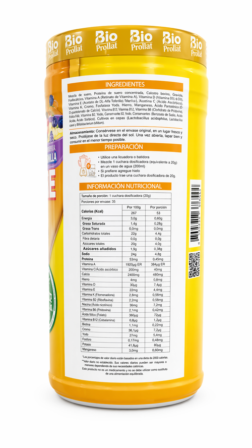 BIOPROSURE KIDS MULTIVITAMÍNICO PARA NIÑOS 700 G | 12 VITAMINAS Y 6 MINERALES