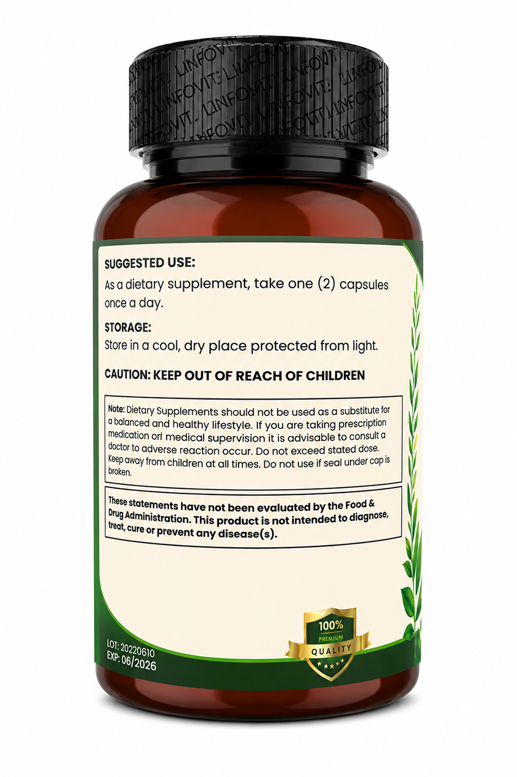 Drenaje Linfático Linfovit | Cápsulas Detox para Eliminar Líquidos y Toxinas