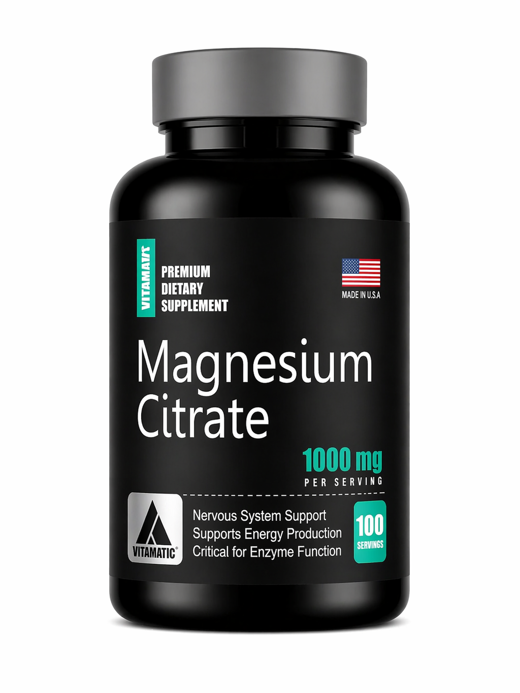 CITRATO DE MAGNESIO 1000 MG X 100 SOFTGELS | ALTA ABSORCIÓN, ENERGÍA Y RELAX