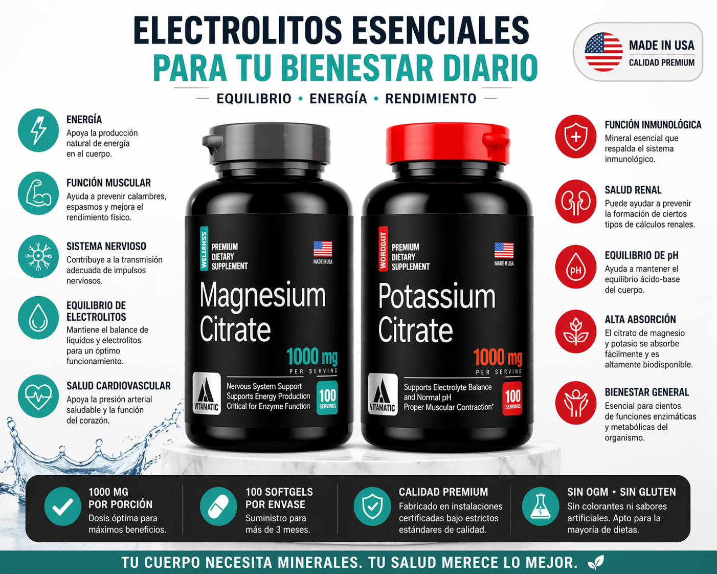 CITRATO DE POTASIO Y CITRATO DE MAGNESIO
