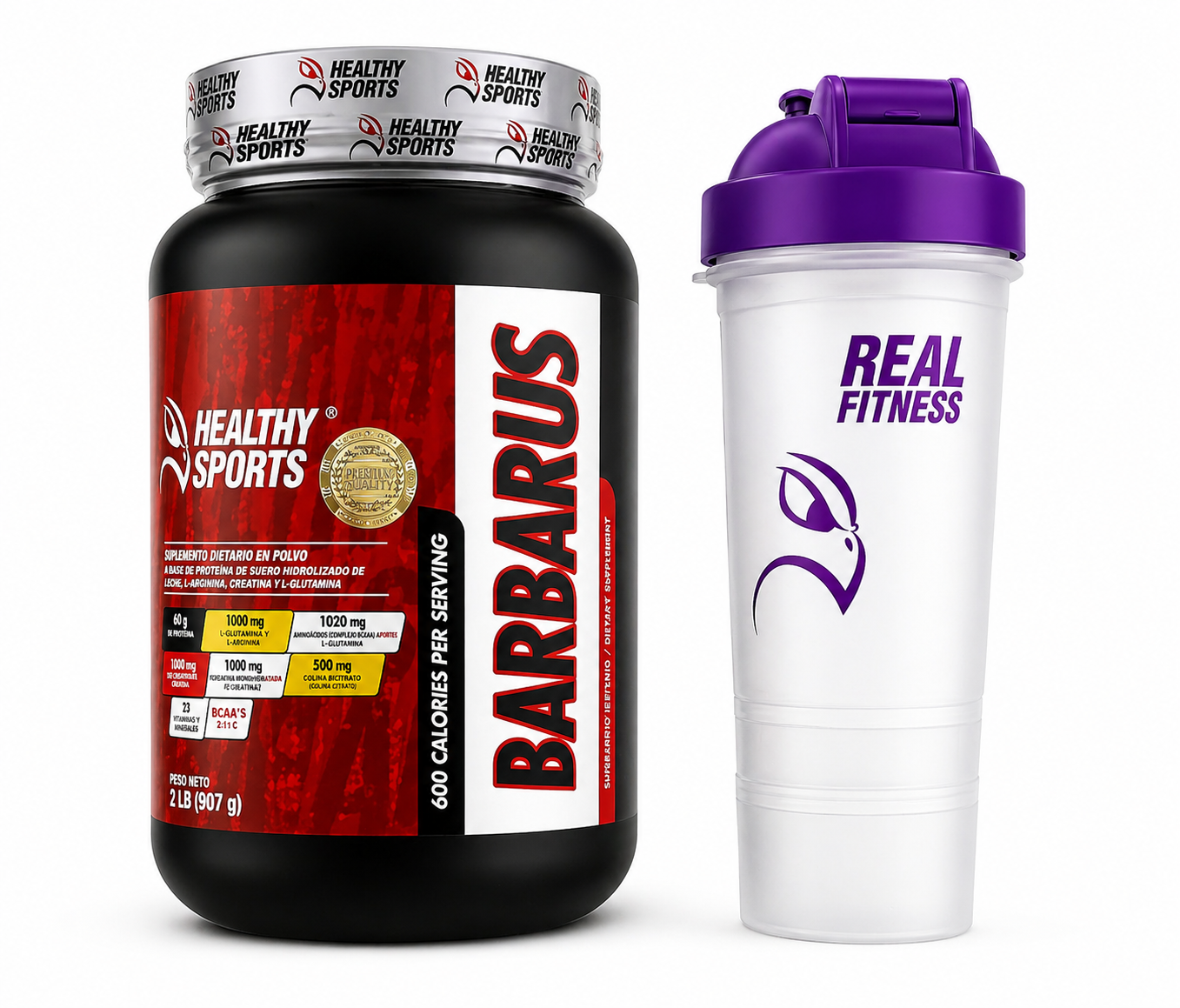 Proteína Barbarus 900g – 60g de Proteína por Porción | Healthy Sports