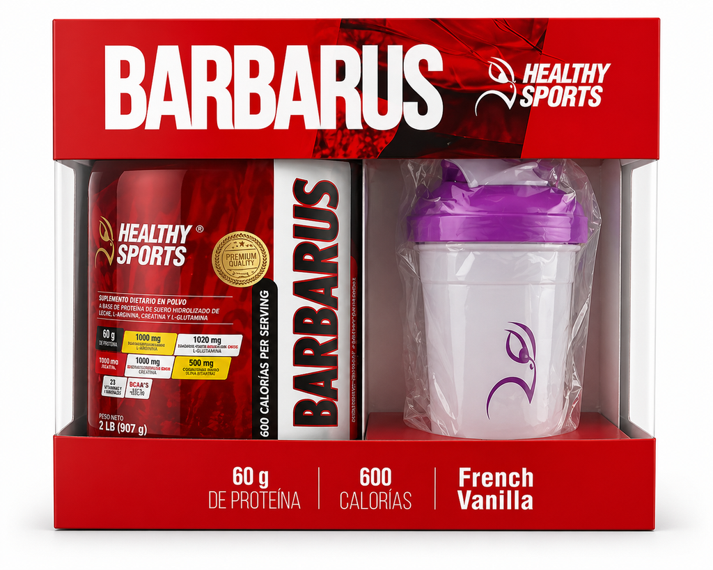Proteína Barbarus 900g – 60g de Proteína por Porción | Healthy Sports