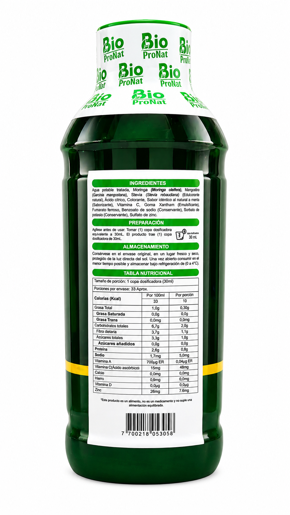 Moringa + Garcinia Mangostana 1000 ml | Suplemento Natural Líquido