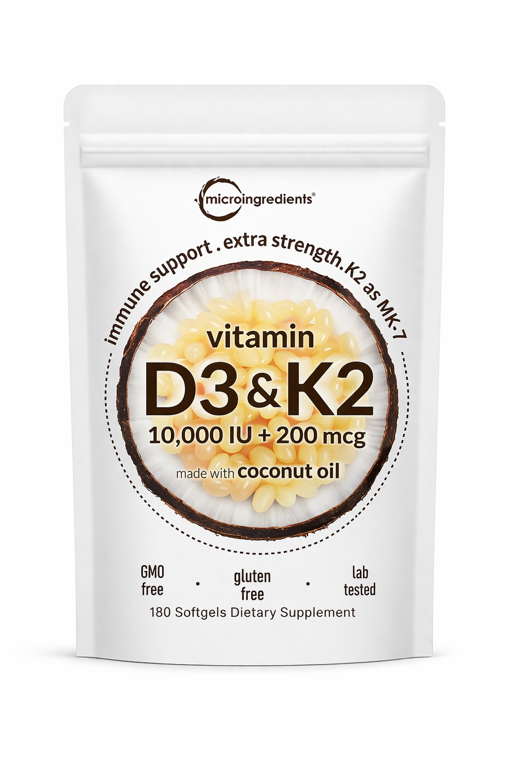 VITAMINA D3 Y K2 X 180 SOFTEGELS