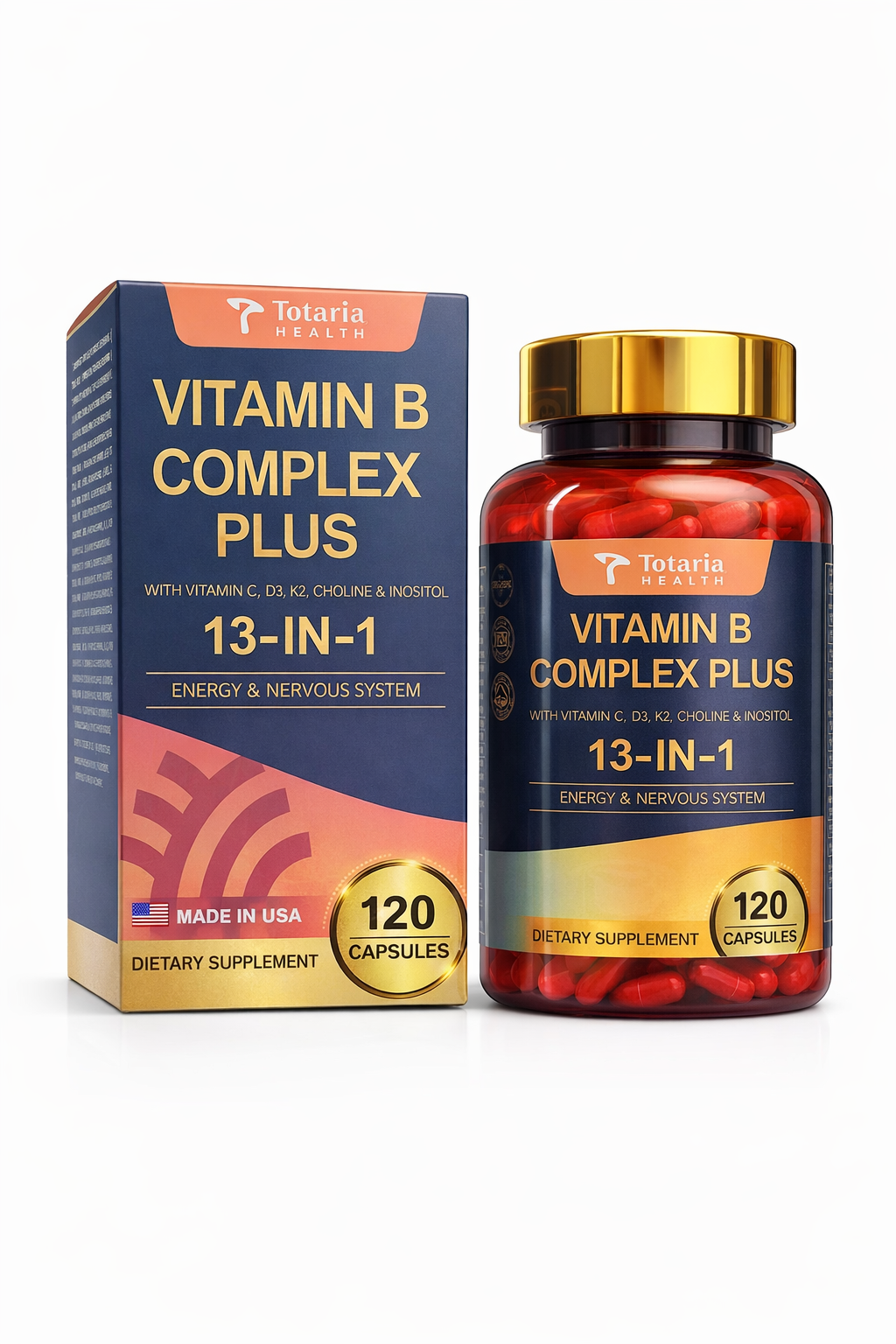 VITAMINA B COMPLEX 13 EN 1 X 120 CAPSULAS