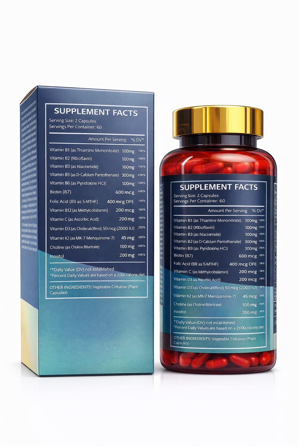 VITAMINA B COMPLEX 13 EN 1 X 120 CAPSULAS