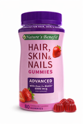 Nature's Bounty Hair Skins & Nails Advanced, 80 Gomas Frutilla