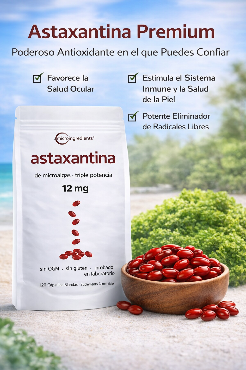 ASTAXANTHIN 12 MG X 120 SOFGELS