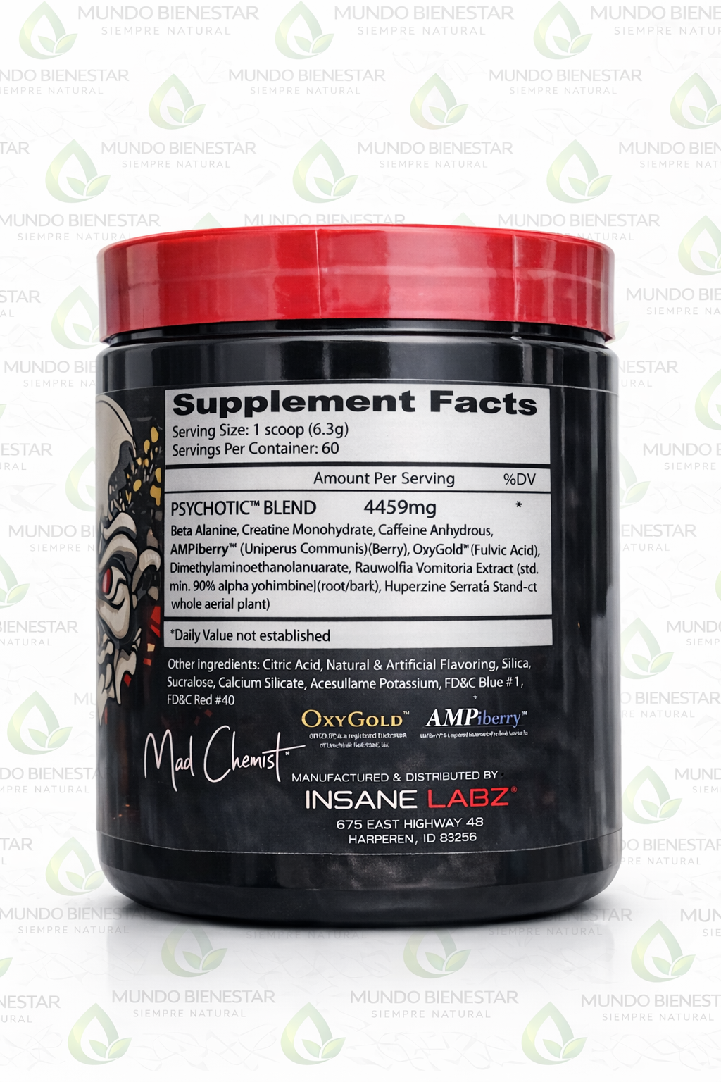 PSYCHOTIC X 35 SERVICIOS PRE ENTRENO