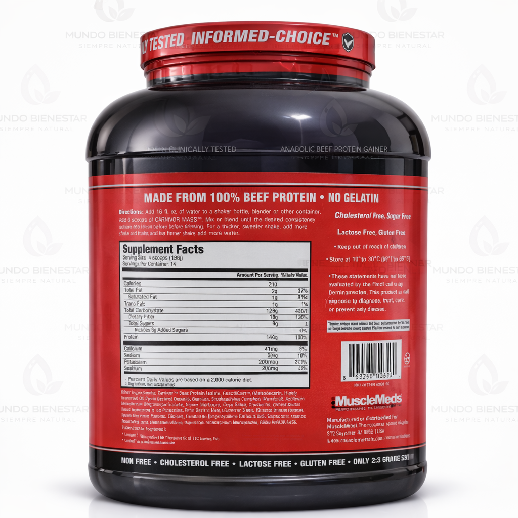 CARNIVOR MASS X 6 LIBRAS