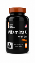VITAMINA C +ZINC DE ALTA POTENCIA 1500 MG