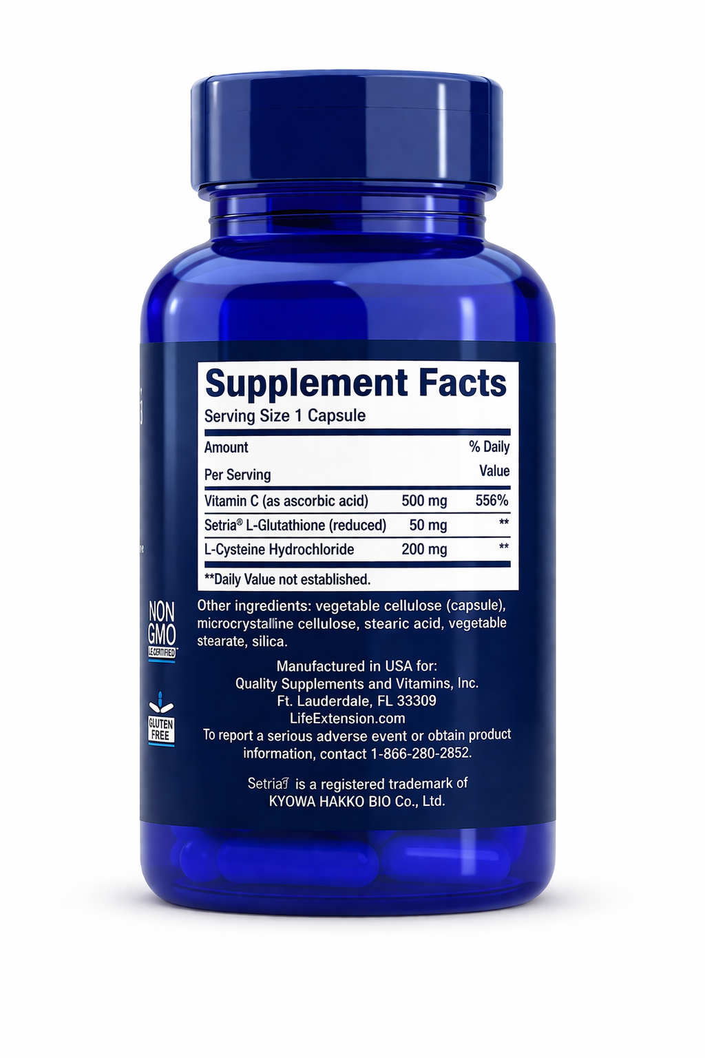 GLUTATHIONE Y CYSTEINE X 90 CAPSULAS