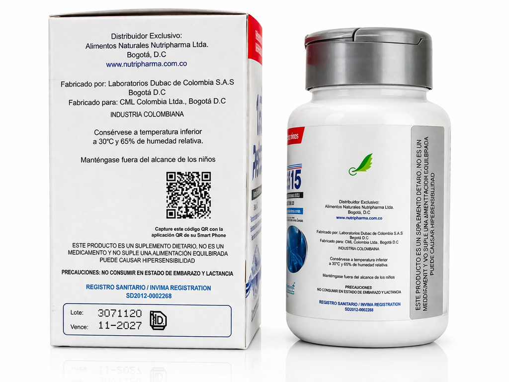 GHR R15 X 60 CAPSULAS HUESOS -Y ARTICULACIONES