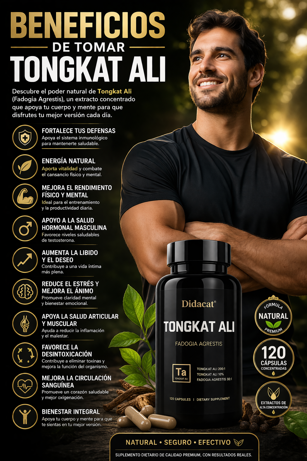 TONGKAT ALI X 1120 CAPSULAS