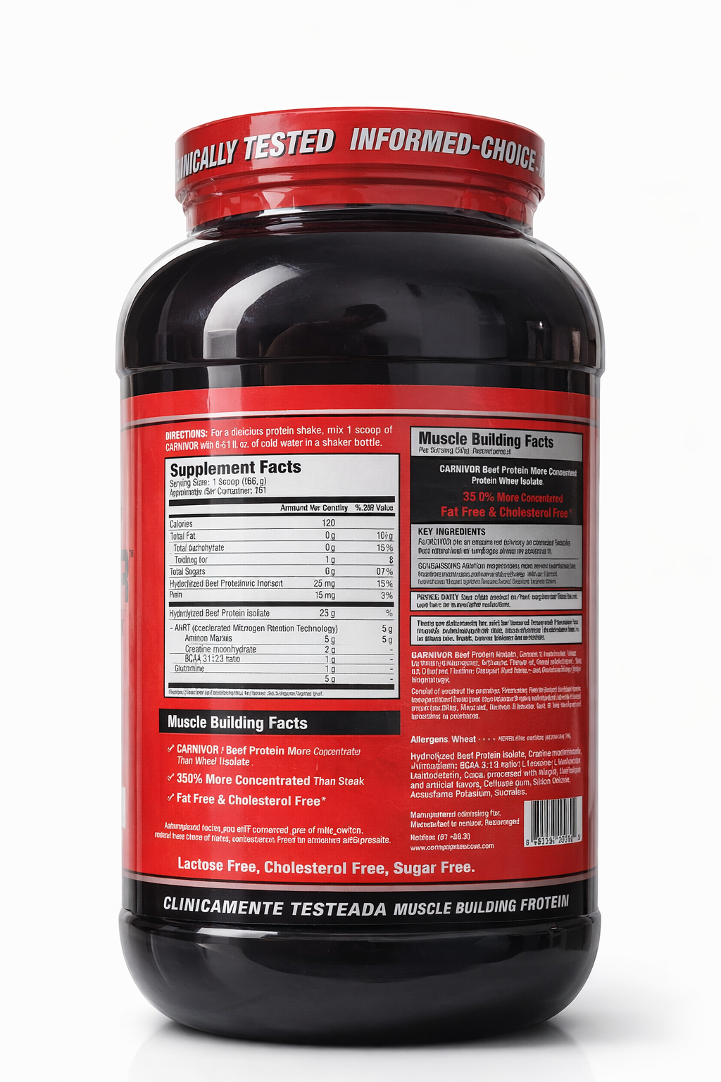 CARNIVOR PROTEINA LIMPIA DE 2 LIBRAS