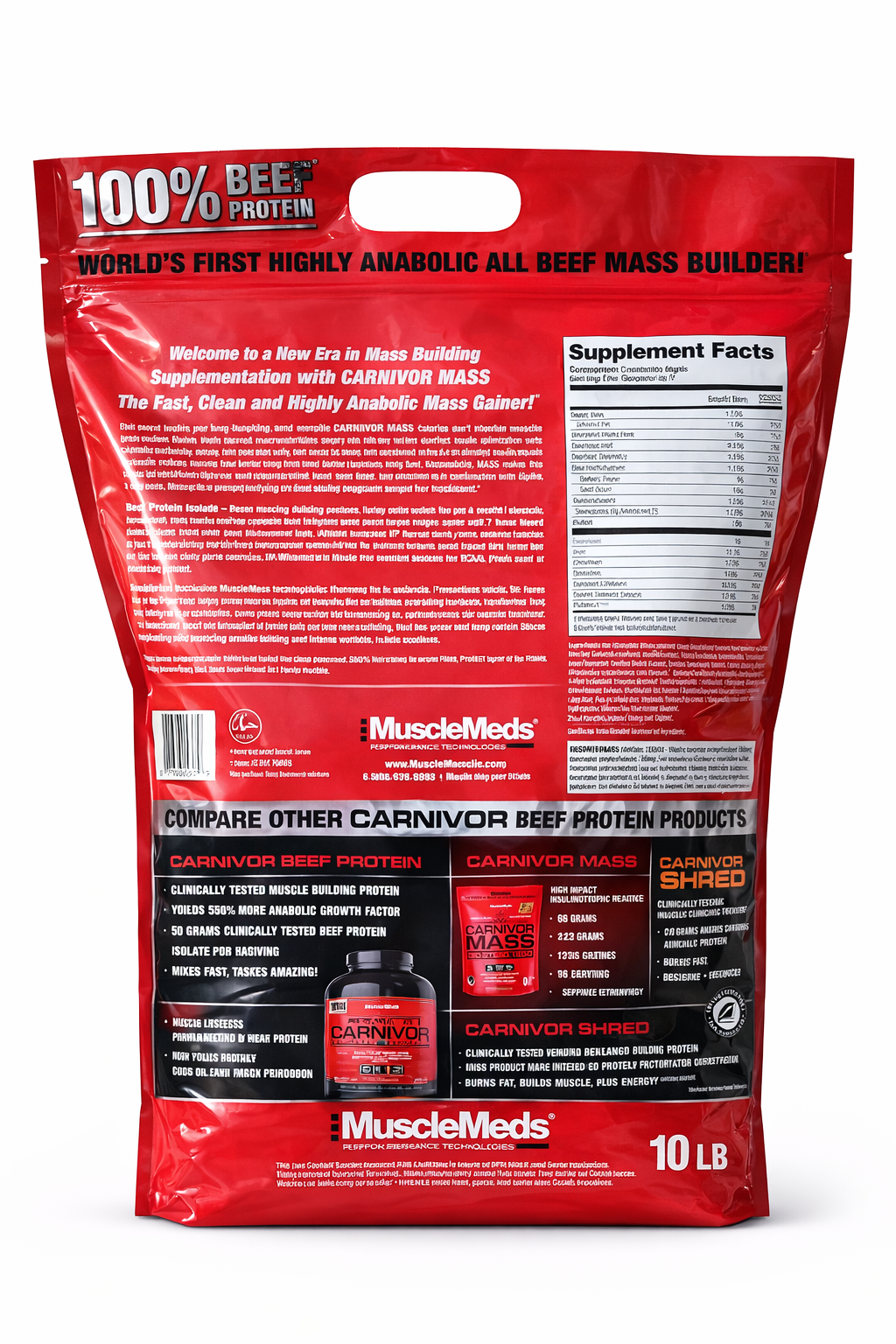 CARNIVOR MASS DE 10 LIBRAS