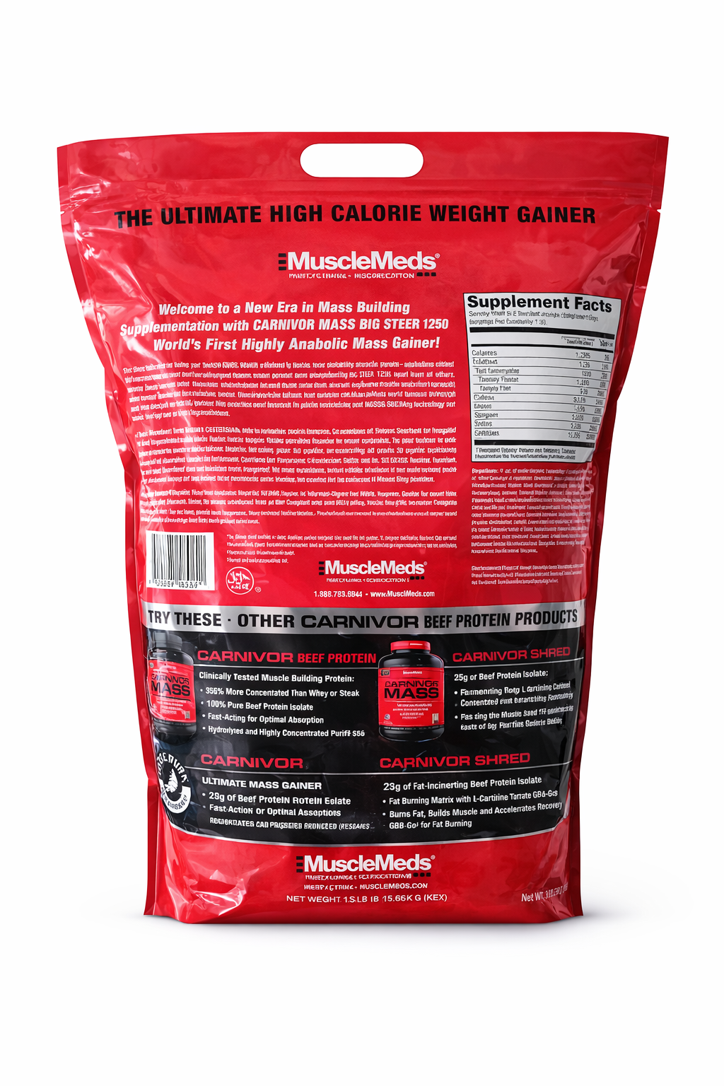 CARNIVOR MASS DE 15 LIBRAS