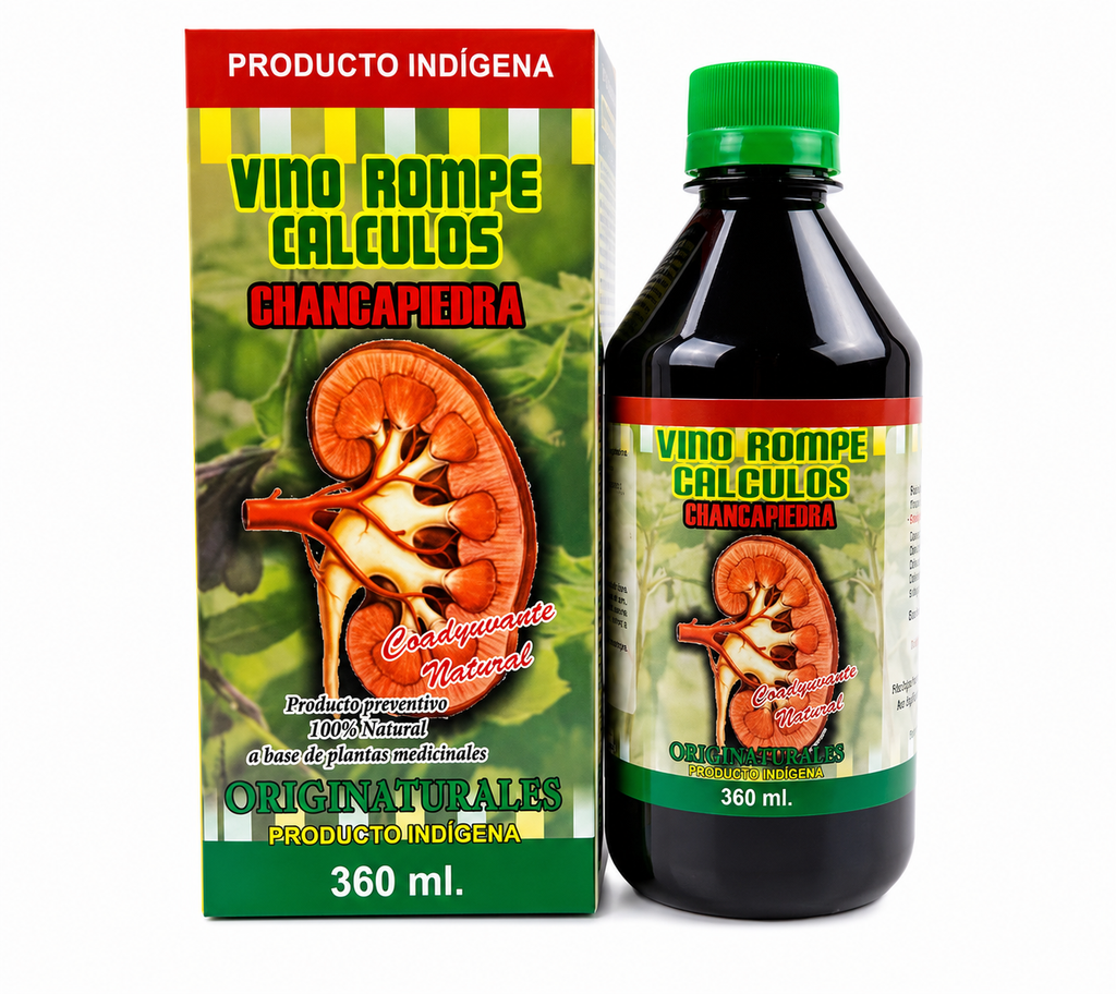Vino Rompe Cálculos con Chancapiedra 360 ml | Mafloz