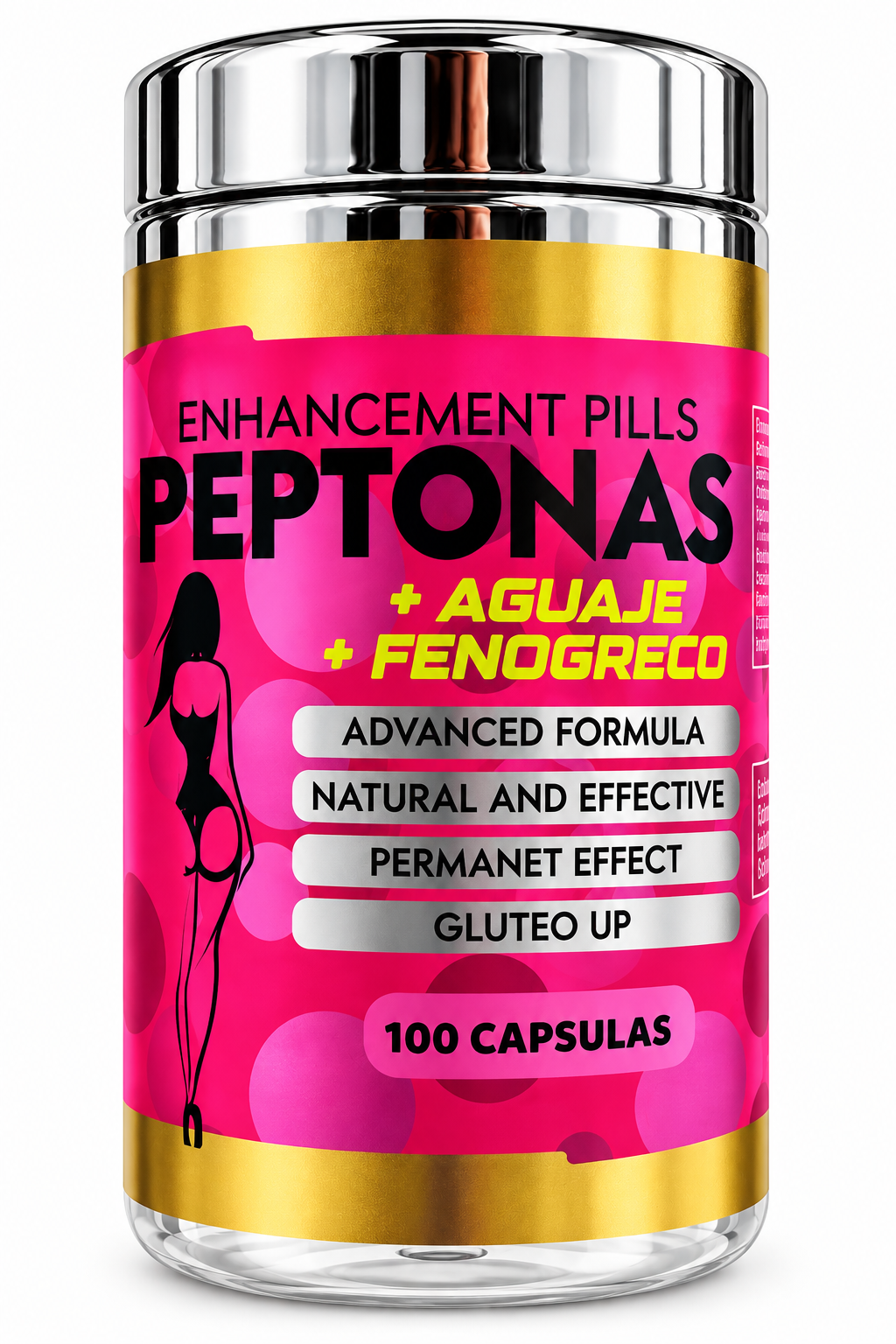 Peptonas con Aguaje y Fenogreco | 100 cápsulas | Titanium