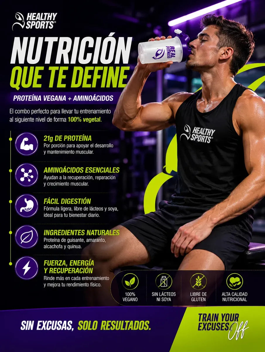Proteína Vegana Healthy America 2 Libras | Plant-Based